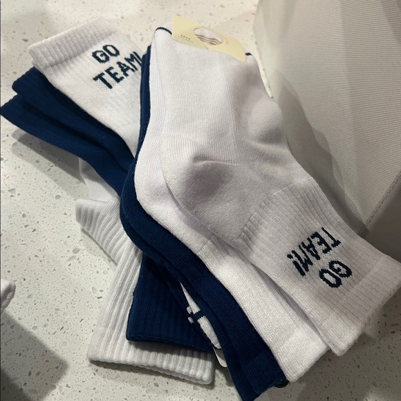 Anthropologie Daily Practice Game Day Socks, Set of 2, NWT - Picture 3 of 5